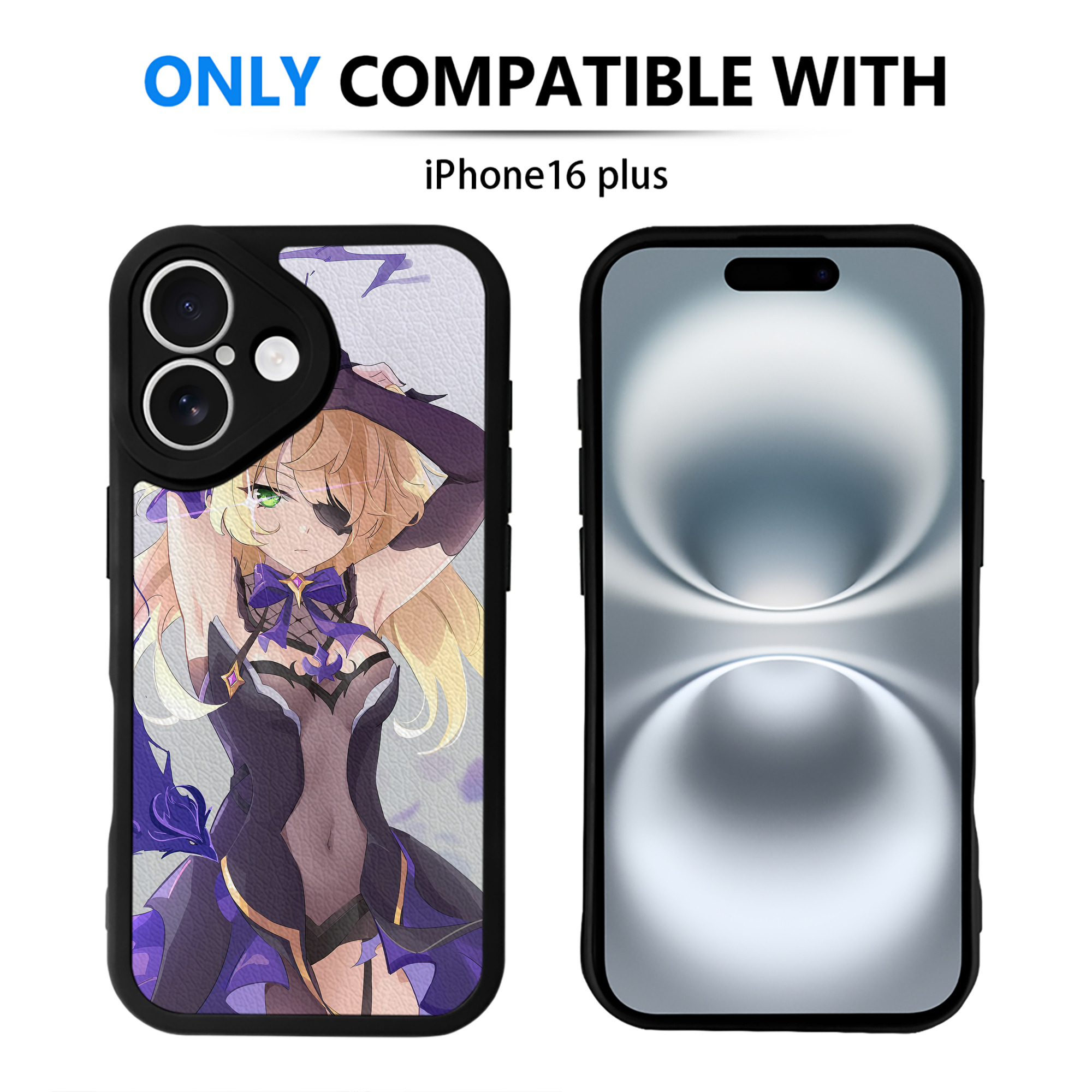げんし神 genshin 【iPhone 16シリーズ対応】シリコンスマホケース（レザー調） 材質：シリコン